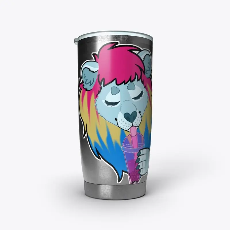 Bubble Tea Pride Lion (Pansexual)