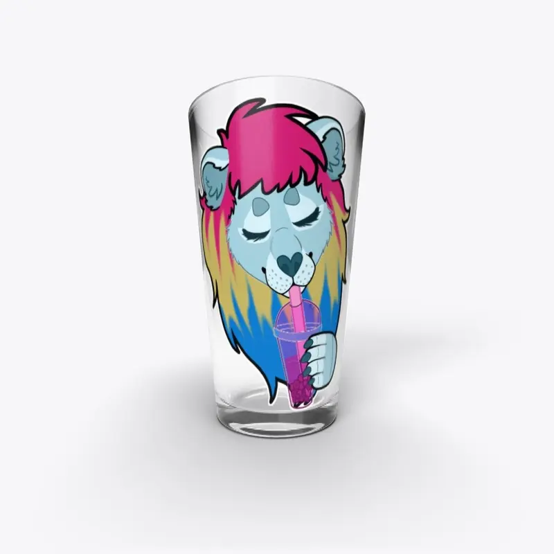 Bubble Tea Pride Lion (Pansexual)