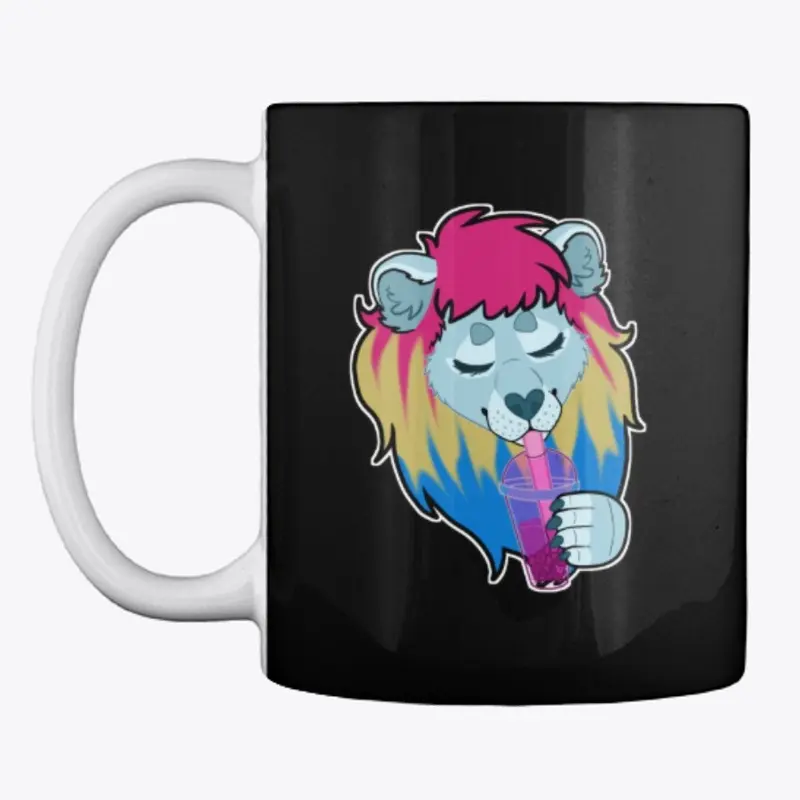 Bubble Tea Pride Lion (Pansexual)